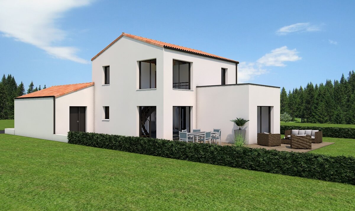 Plan maison individuelle 3 chambres